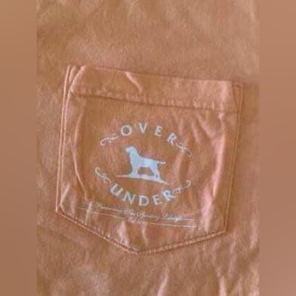 OVER UNDER -pocket T-shirt - adult size Large - worn once - Picture 2 of 5